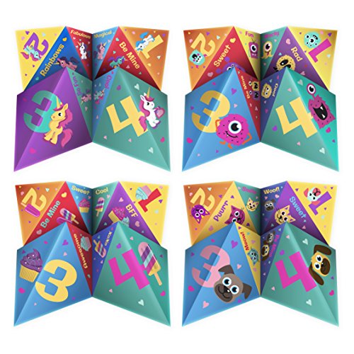 Kangaroo Cootie Catcher Valentine's Cards (28-Count): Toys & Games