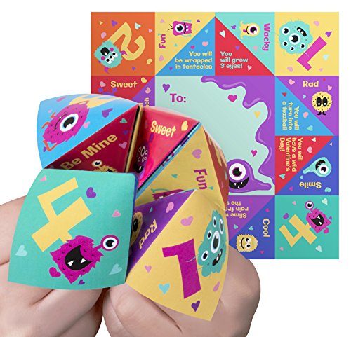 Kangaroo Cootie Catcher Valentine's Cards (28-Count): Toys & Games