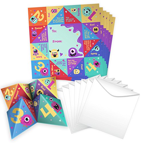 Kangaroo Cootie Catcher Valentine's Cards (28-Count): Toys & Games